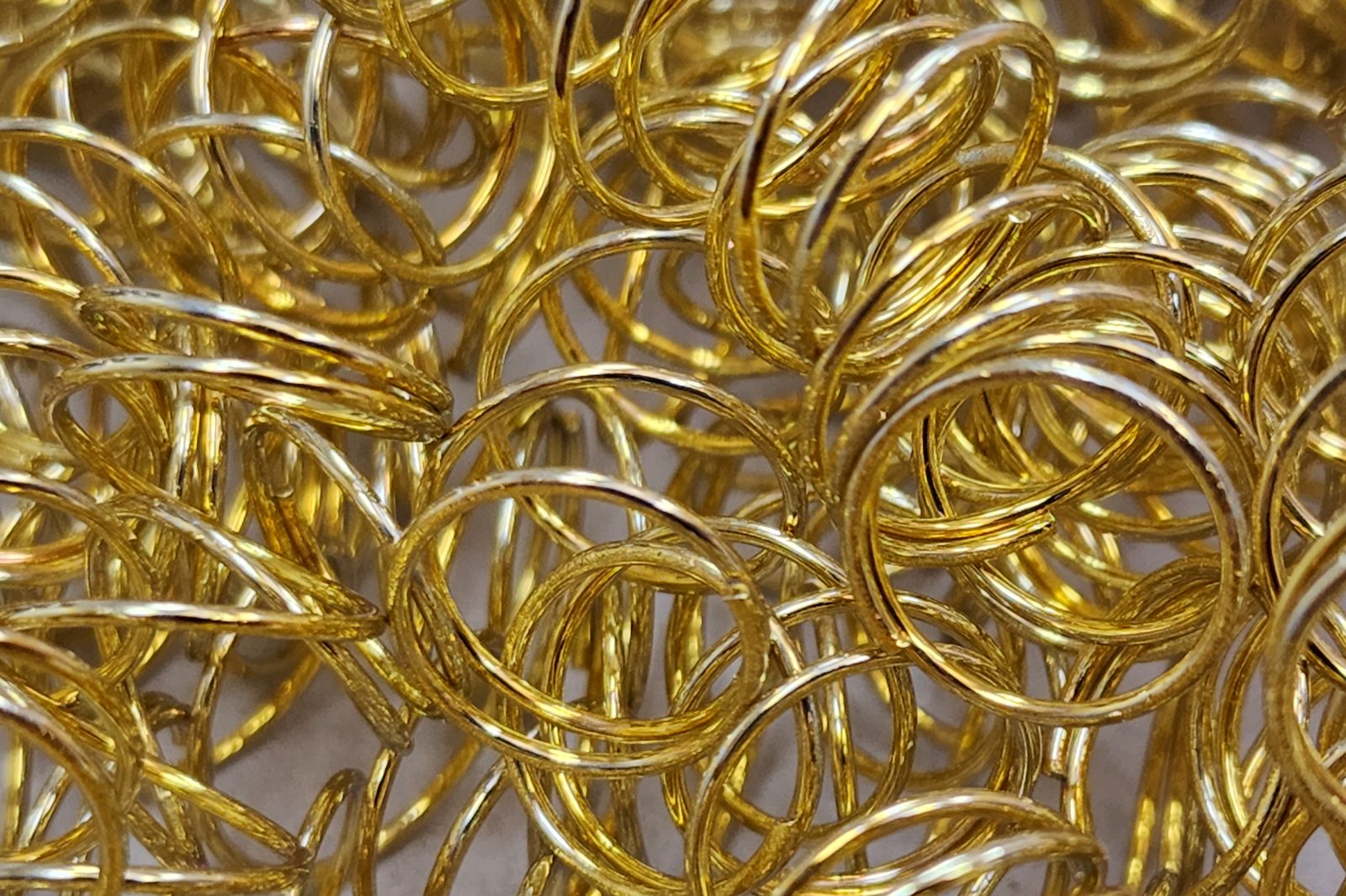 Gold plated rings and formed parts