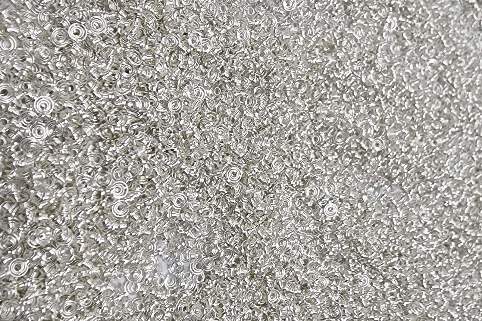Bright silver plated components