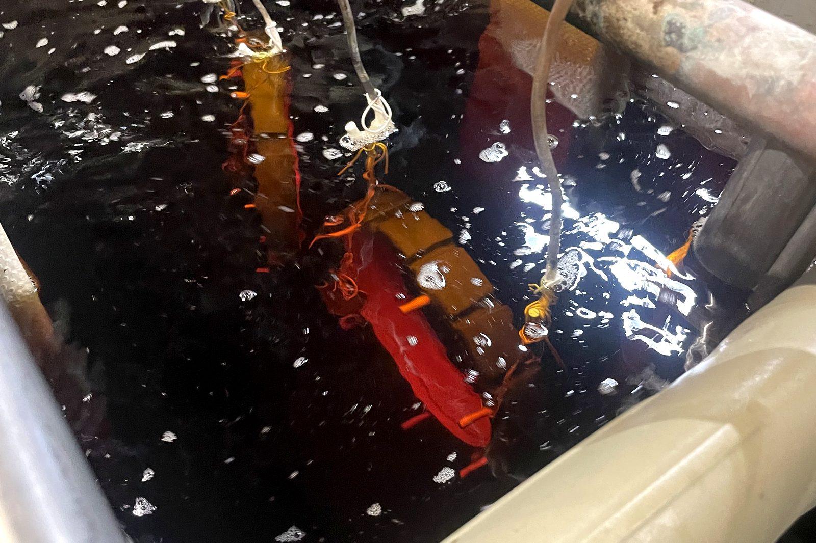 Silver plating bath at Gleco Plating